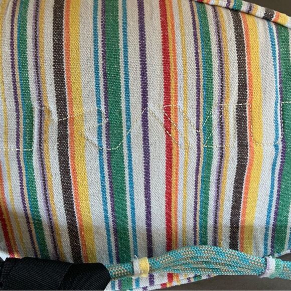 KAVU Interwoven Prism Stripe Rope Sling Bag - Picture 13 of 16